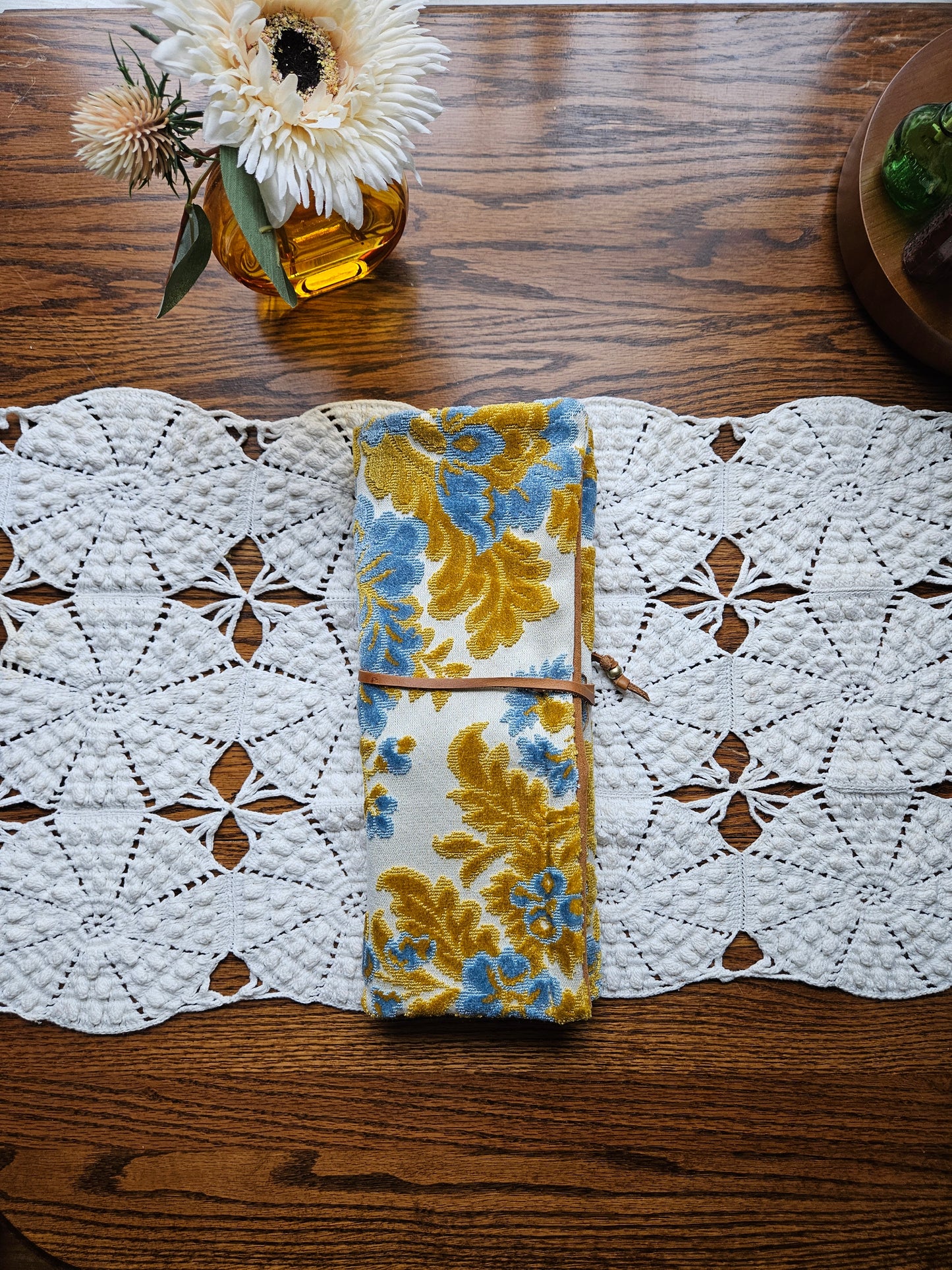 Midnight Marigold 5 Pocket Traveler Wrap