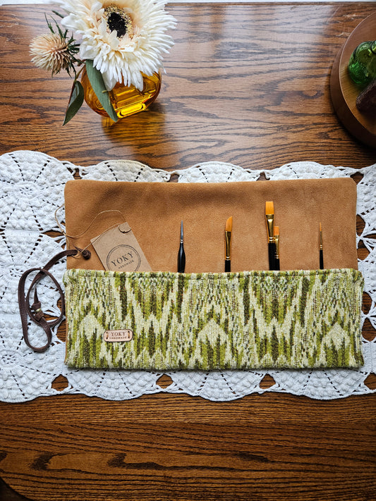 Green Vintage Traveler 5 Pocket Wrap