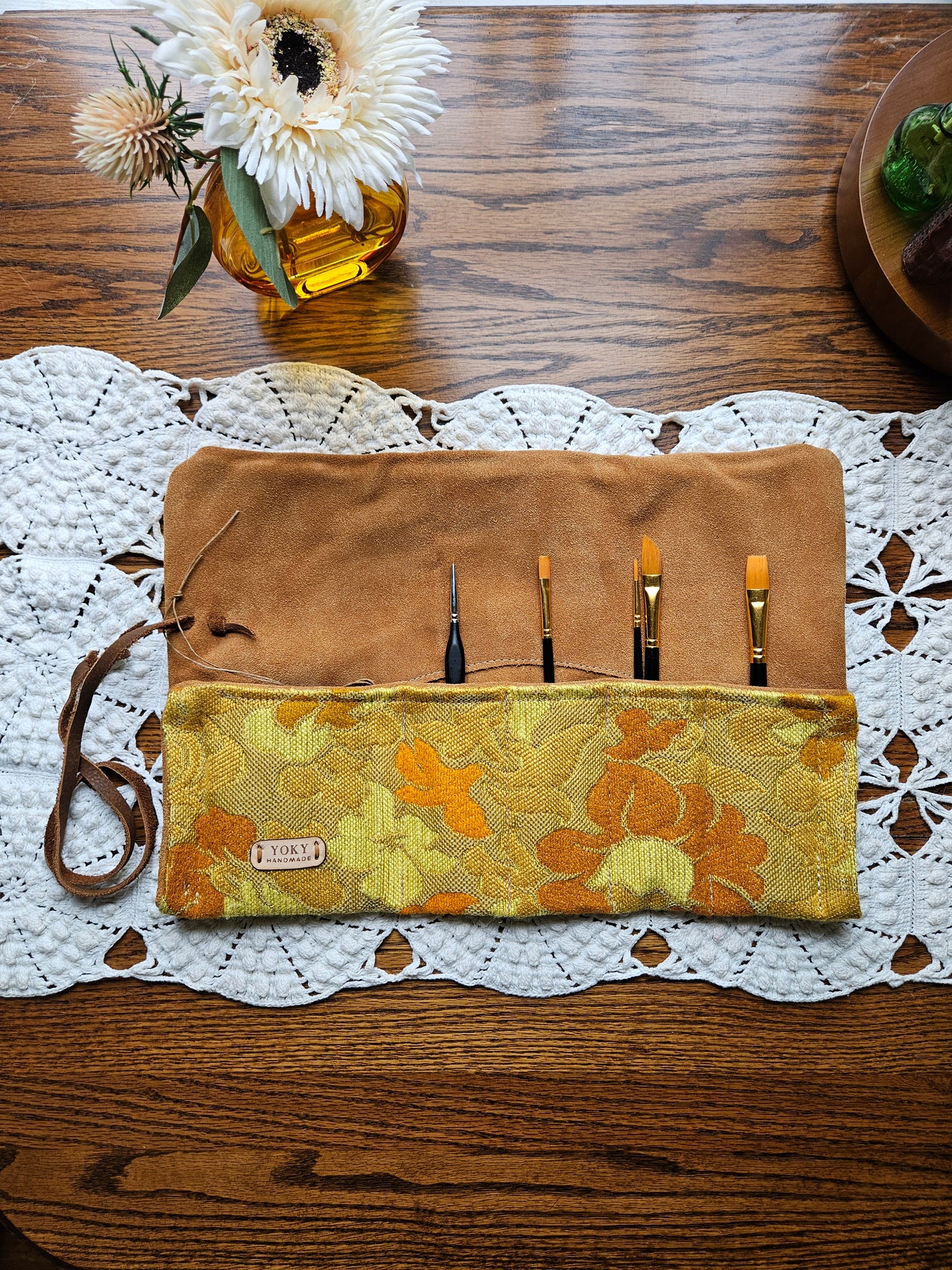 Golden Bloom 5 Pocket Traveler Wrap