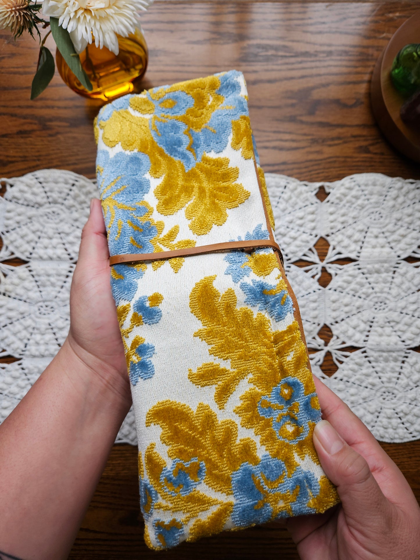 Midnight Marigold 5 Pocket Traveler Wrap