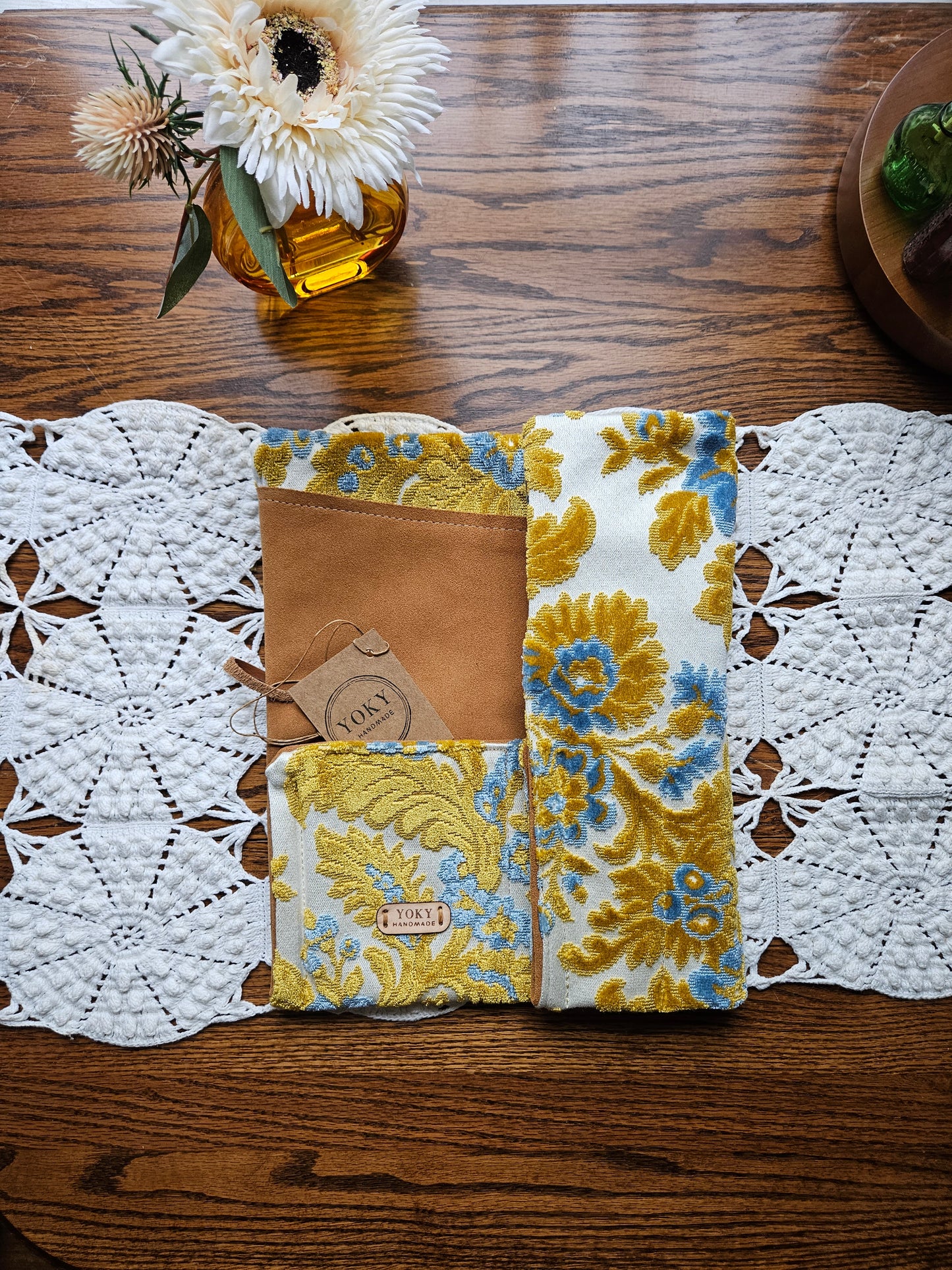Midnight Marigold 5 Pocket Traveler Wrap