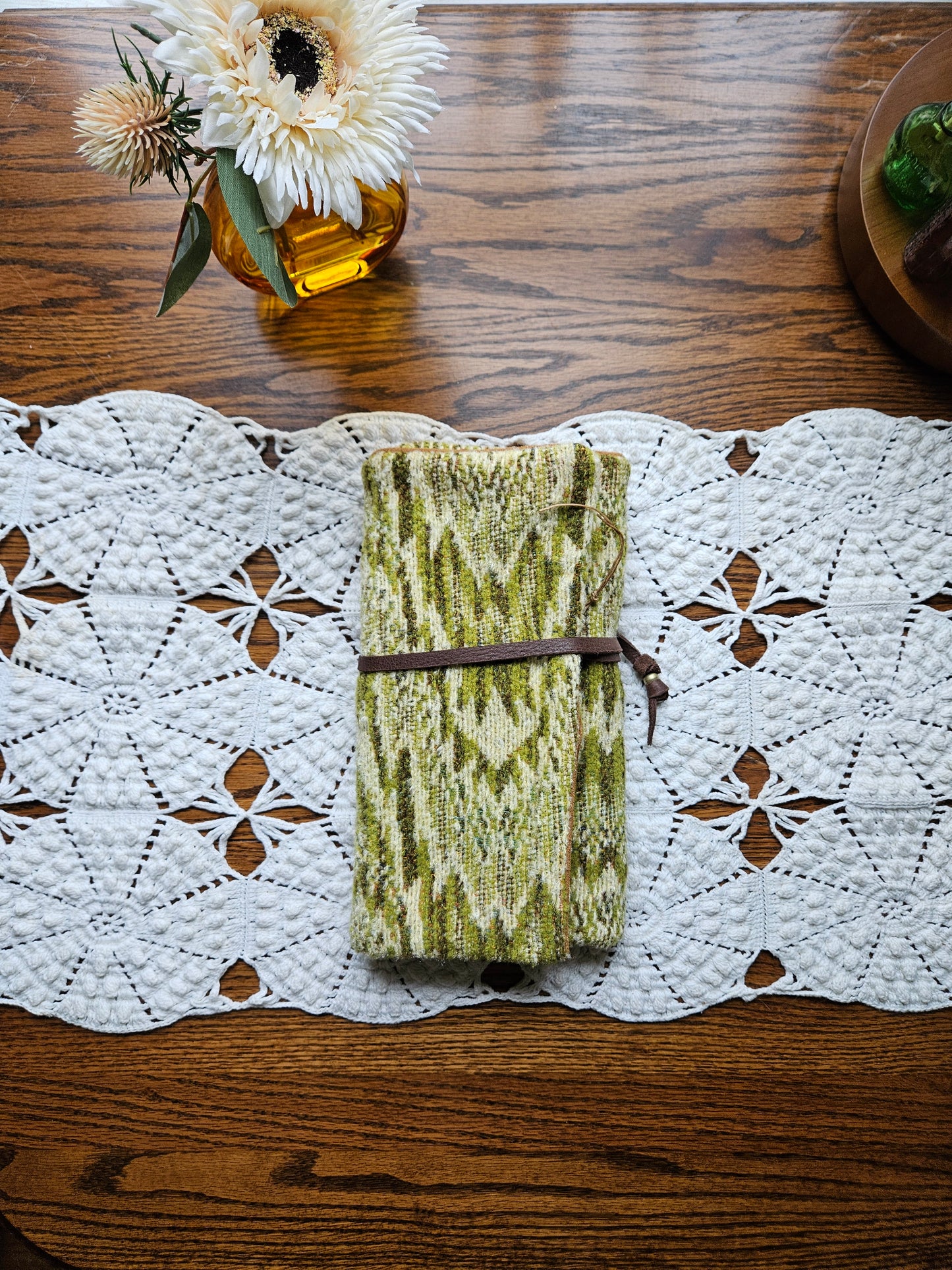 Green Vintage Traveler 5 Pocket Wrap