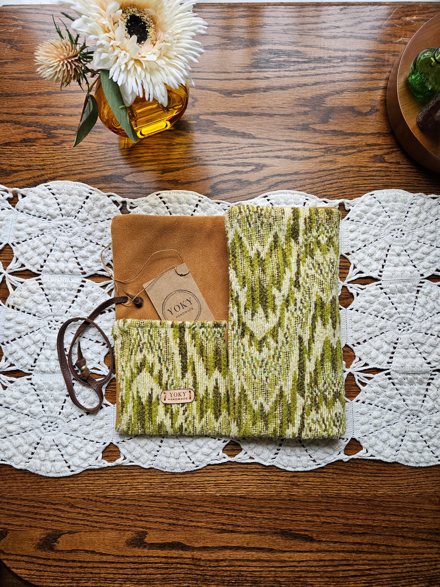 Green Vintage Traveler 5 Pocket Wrap